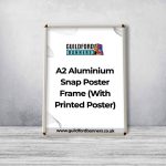 A2 Aluminium Snap Poster Frame (With Printed Poster)