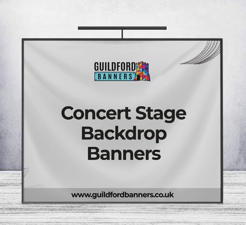 Concert Stage Backdrop Banners