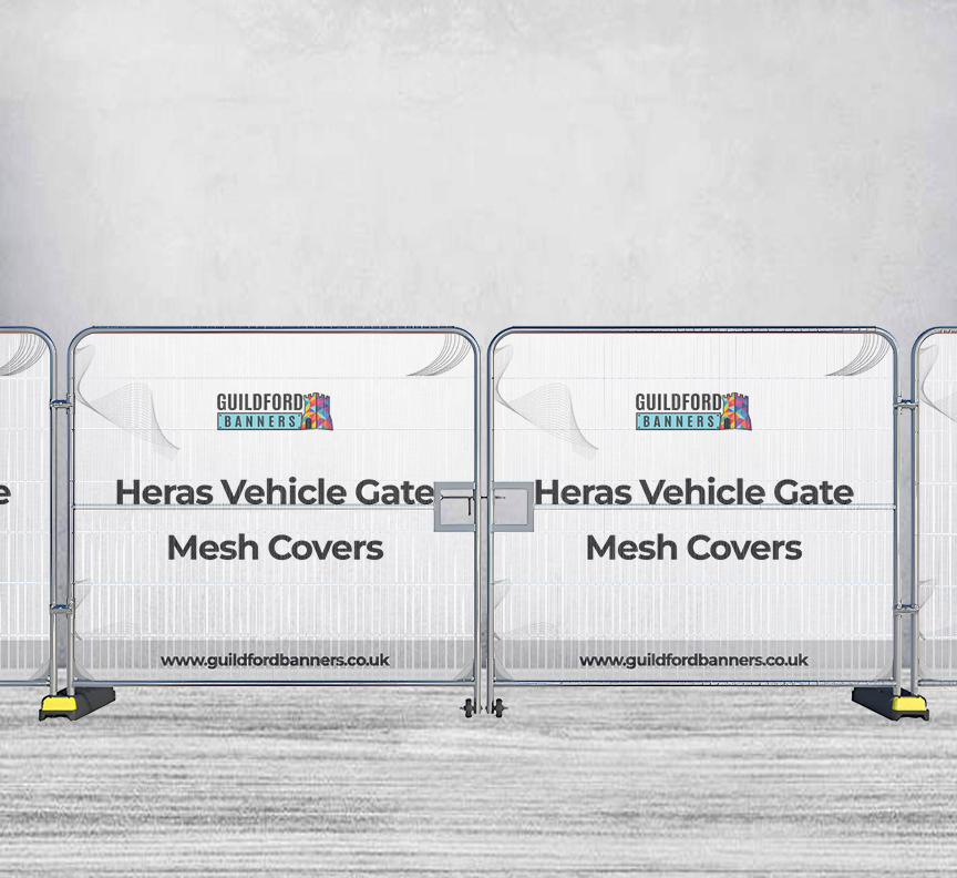 Heras Vehicle Gate Mesh Covers