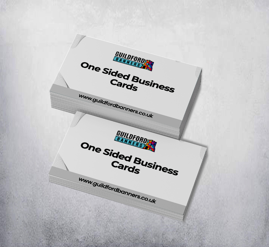 One Sided Business Cards