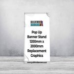 Pop Up Banner Stand 1200mm x 2000mm Replacement Graphics