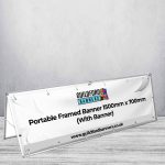 Portable Framed Banner 1500mm x 700mm (With Banner)