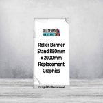 Roller Banner Stand 850mm x 2000mm Replacement Graphics