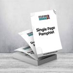 Single Page Pamphlet