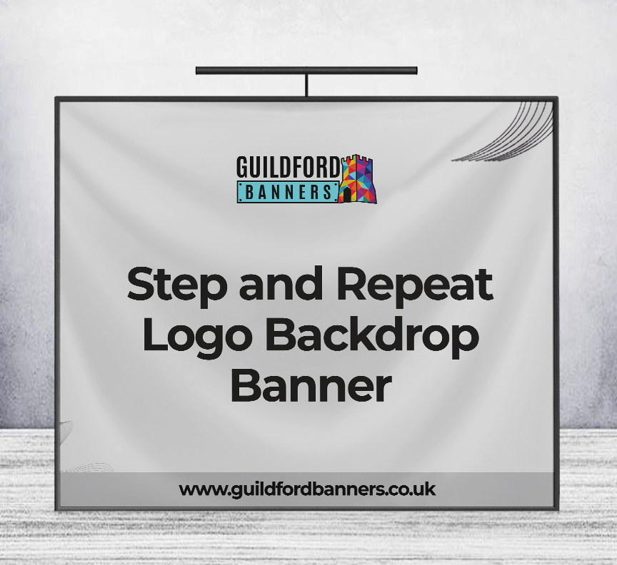 Step and Repeat Logo Backdrop Banner