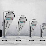 Tear Drop Flags