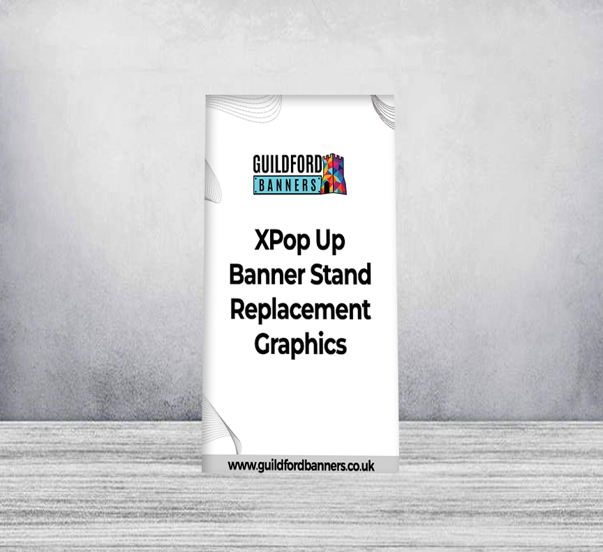 X/Pop Up Banner Stand Replacement Graphics